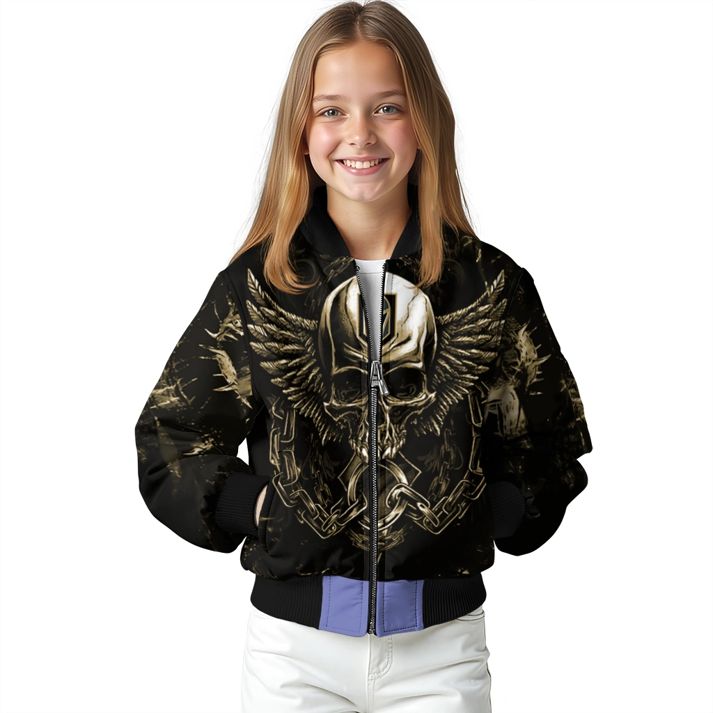 vegas golden knights skull bite tan black bomber jacket top rated vegas golden knights skull bite tan black bomber jacket top rated