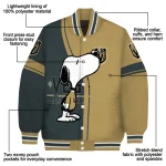 vegas golden knights snoopy attitude tan varsity jacket best selling