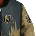 vegas golden knights urban mark tan bomber jacket best selling