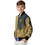 vegas golden knights urban mark tan bomber jacket best selling