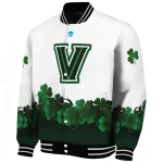 villanova wildcats clovers pattern white green varsity jacket best selling