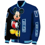 villanova wildcats mickey mouse navy varsity jacket best selling