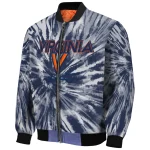 virginia cavaliers dynamic rings blue bomber jacket best selling
