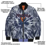 virginia cavaliers dynamic rings blue bomber jacket best selling