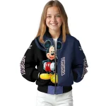 virginia cavaliers mickey mouse blue bomber jacket best selling