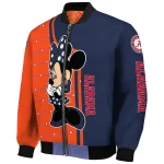 virginia cavaliers minnie mouse blue bomber jacket best selling