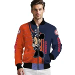 virginia cavaliers minnie mouse blue bomber jacket best selling