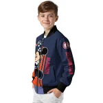 virginia cavaliers minnie mouse blue bomber jacket best selling