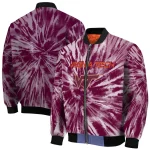 virginia tech hokies dynamic rings maroon bomber jacket best selling