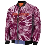virginia tech hokies dynamic rings maroon bomber jacket best selling