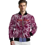virginia tech hokies dynamic rings maroon bomber jacket best selling