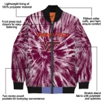virginia tech hokies dynamic rings maroon bomber jacket best selling