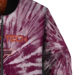 virginia tech hokies dynamic rings maroon bomber jacket best selling