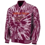 virginia tech hokies dynamic rings maroon varsity jacket best selling