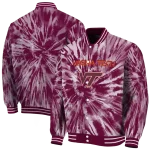 virginia tech hokies dynamic rings maroon varsity jacket best selling