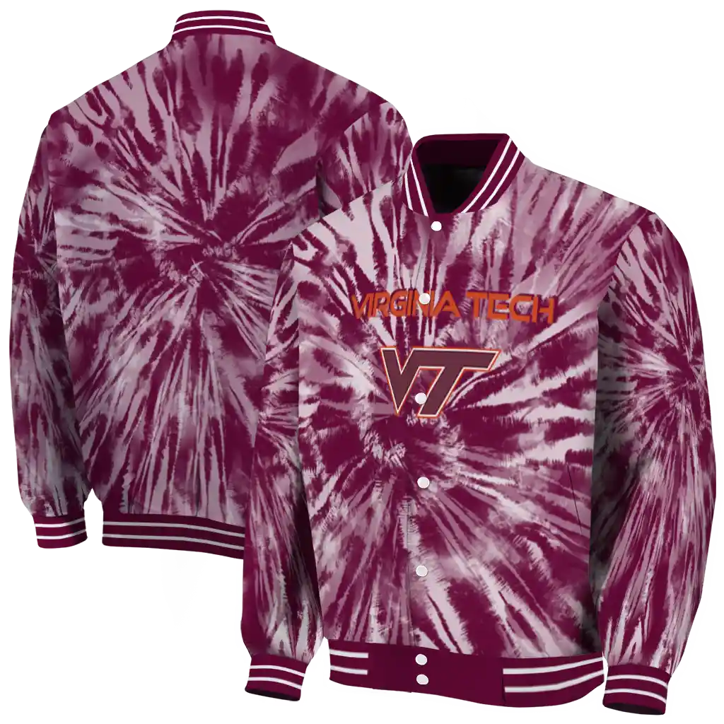 virginia tech hokies dynamic rings maroon varsity jacket fashion forward virginia tech hokies dynamic rings maroon varsity jacket fashion forward
