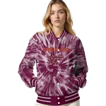 virginia tech hokies dynamic rings maroon varsity jacket best selling