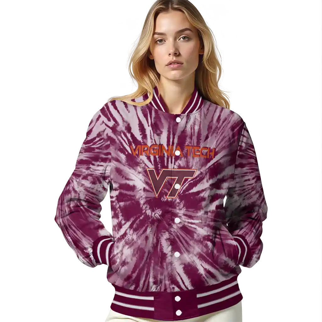 virginia tech hokies dynamic rings maroon varsity jacket latest model virginia tech hokies dynamic rings maroon varsity jacket latest model