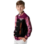 virginia tech hokies fire skull maroon black varsity jacket best selling