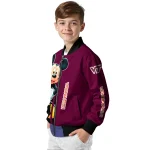 virginia tech hokies mickey mouse maroon bomber jacket best selling