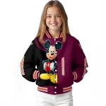 virginia tech hokies mickey mouse maroon varsity jacket best selling