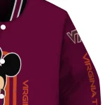 virginia tech hokies minnie mouse maroon varsity jacket best selling