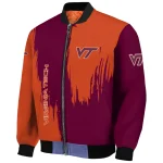 virginia tech hokies urban mark maroon bomber jacket best selling