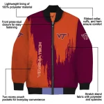 virginia tech hokies urban mark maroon bomber jacket best selling
