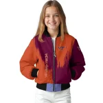 virginia tech hokies urban mark maroon bomber jacket best selling
