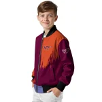 virginia tech hokies urban mark maroon bomber jacket best selling