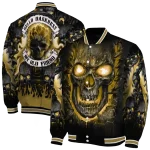 wake forest demon deacons inferno skull gold black varsity jacket best selling
