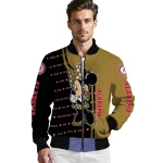wake forest demon deacons minnie mouse gold bomber jacket best selling