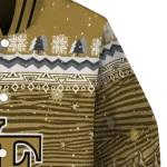 wake forest demon deacons snowy pines gold varsity jacket best selling