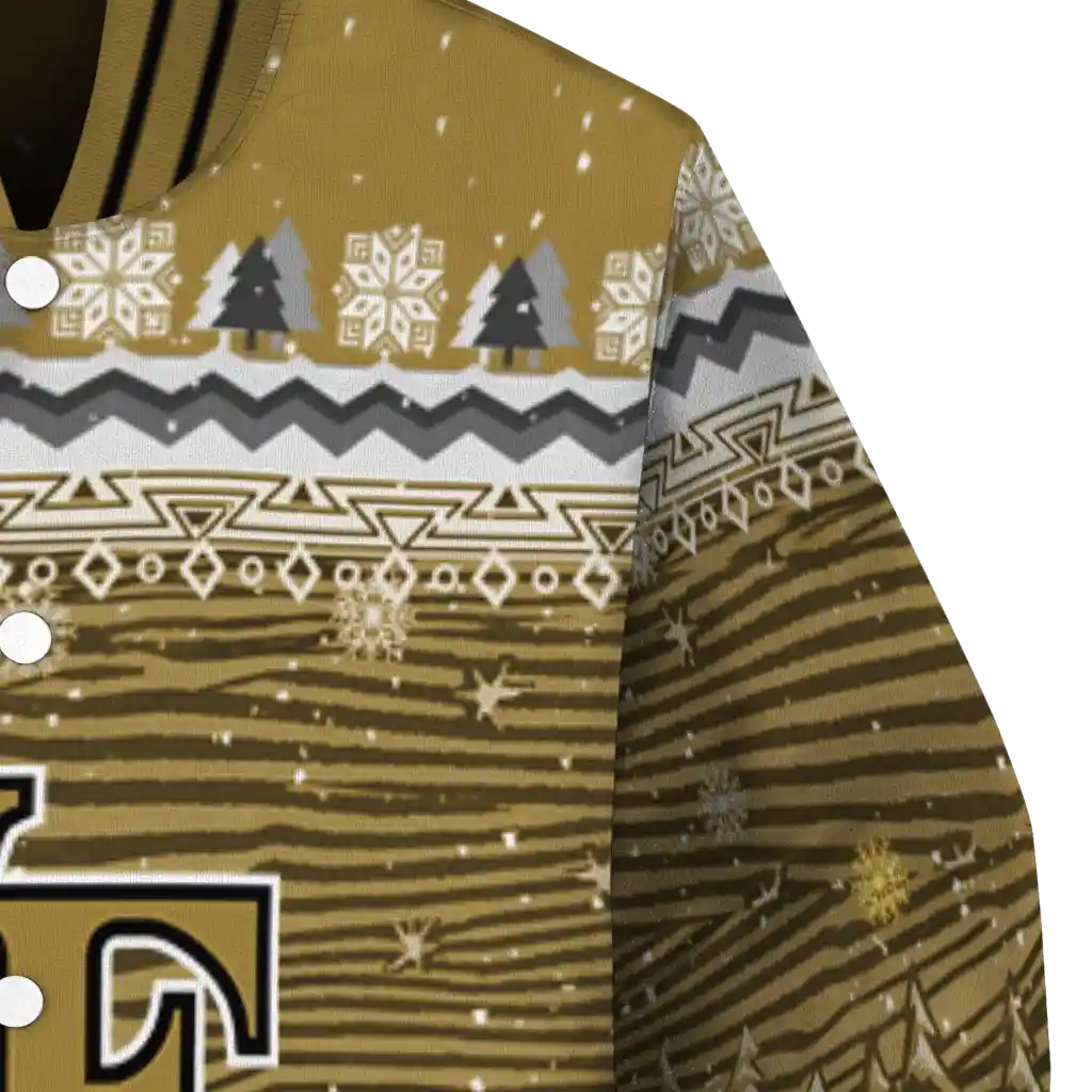 wake forest demon deacons snowy pines gold varsity jacket premium grade wake forest demon deacons snowy pines gold varsity jacket premium grade