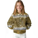 wake forest demon deacons snowy pines gold varsity jacket best selling