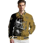 wake forest demon deacons spooky grin gold varsity jacket best selling