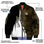 wake forest demon deacons torn texture print gold black bomber jacket best selling