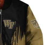 wake forest demon deacons urban mark gold bomber jacket best selling