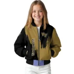 wake forest demon deacons urban mark gold bomber jacket best selling