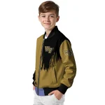 wake forest demon deacons urban mark gold bomber jacket best selling