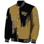 wake forest demon deacons urban mark gold varsity jacket best selling