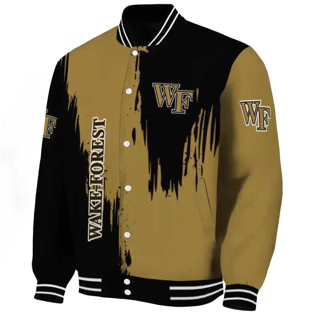 wake forest demon deacons urban mark gold varsity jacket best selling wake forest demon deacons urban mark gold varsity jacket best selling
