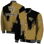 wake forest demon deacons urban mark gold varsity jacket best selling