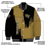 wake forest demon deacons urban mark gold varsity jacket best selling