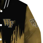 wake forest demon deacons urban mark gold varsity jacket best selling