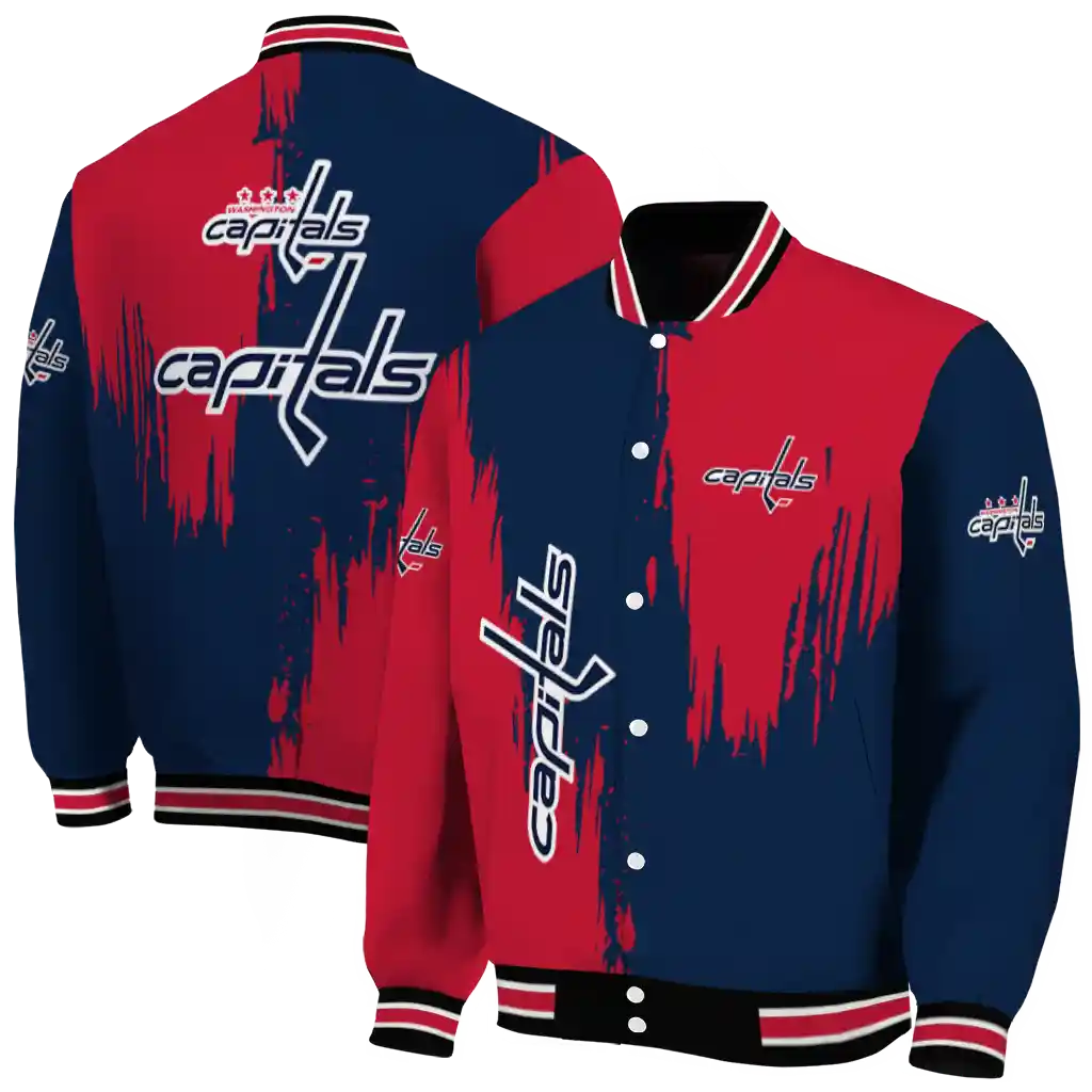 washington capitals urban mark blue varsity jacket fashion forward washington capitals urban mark blue varsity jacket fashion forward