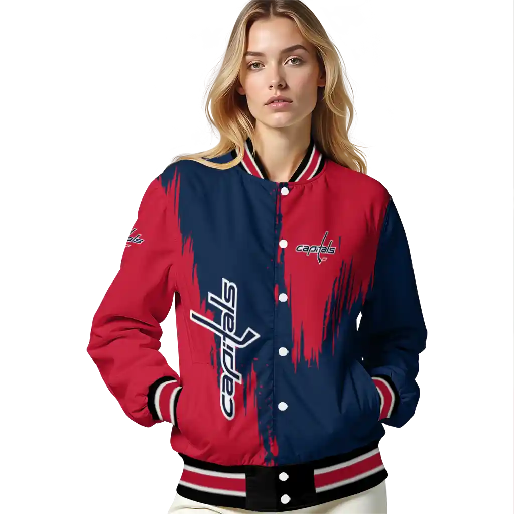 washington capitals urban mark blue varsity jacket latest model washington capitals urban mark blue varsity jacket latest model