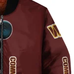 washington commanders mickey mouse burgundy bomber jacket best selling