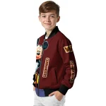 washington commanders mickey mouse burgundy bomber jacket best selling