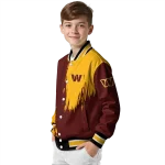 washington commanders urban mark burgundy varsity jacket best selling